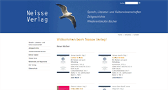 Desktop Screenshot of neisseverlag.de